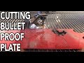 Bulletproof Steel vs 60,000 PSI Waterjet - AR500 Plate Destruction