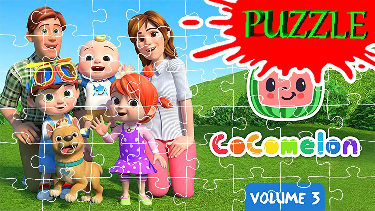 Puzzle enfants - Cadre 15 pièces - L'heure de jouer avec Cocomelon