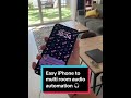 Easy multi room music automation