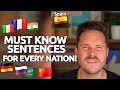 Must Know Sentences for Every Nation!