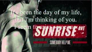 Sunrise Avenue - Somebody Help Me - Instrumental/Karaoke with lyrics screenshot 5