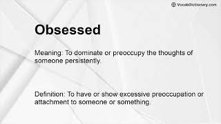 Obsessed Meaning
