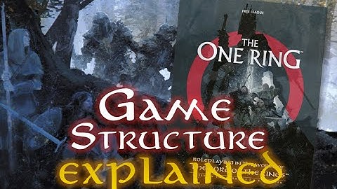 STRUCTURE OF THE GAME EXPLAINED- The One Ring, 2nd Edition Role-Playing Game
