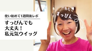 【医療用ウイッグ】アラフィフ主婦の味方、私元気ボブ〜すっぴんでもオケ