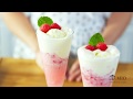 How to drink sake  mio raspberry float