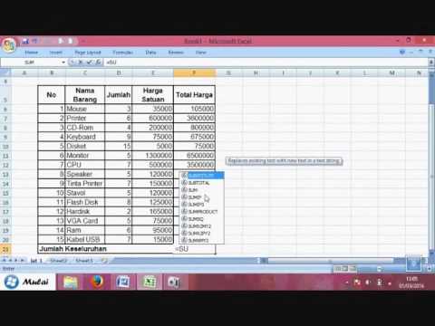 Video: Cara Mengalikan Di Excel