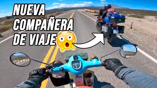 LLEGO A LA MITAD DE LA 40 Y ME ENCUENTRO CON ESTA MOTOCICLISTA | CHOS MALAL, RUTA 40