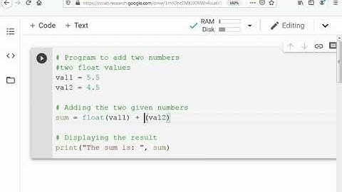 Add two float numbers in python