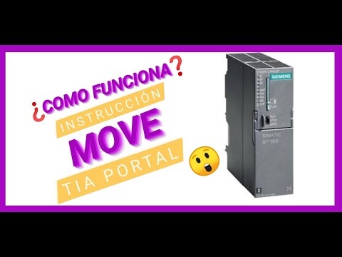 como FUNCIONA INSTRUCCION MOVE ✍? tia portal EXPLICADO FÁCIL y RÁPIDO #9 clase INSTRUCCIONES BÁSICAS