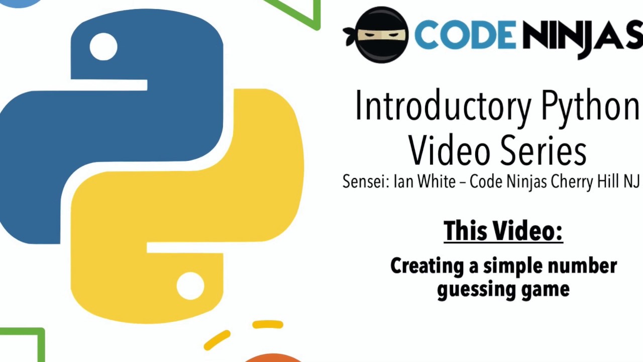 Python Video Series -- Number Guessing Game - YouTube