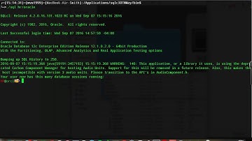 Oracle SQLcl Starting Up with an A-10 Audio Clip