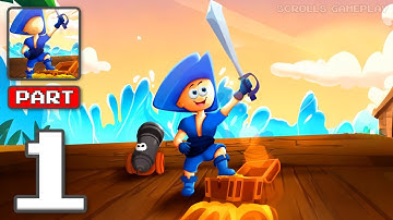 Captains Idle - Gameplay Walkthrough Part 1 - Lead Your Crew to Great Riches (iOS, Android)