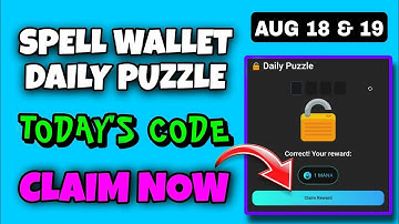 Spell Wallet Daily Puzzle Today 18 August | Spell Wallet Today Puzzle | Spell Wallet Secret Code