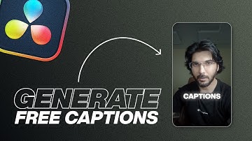 How to Generate Free Captions for your Reels in DaVinci Resolve