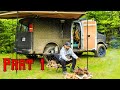 Camping In Rain With Camper Van