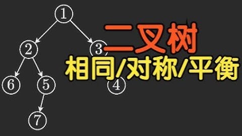 如何判断二叉树是相同/对称/平衡的？【基础算法精讲 10】相同的树 | 对称二叉树 | 平衡二叉树 | 二叉树的右视图 | 力扣 LeetCode 高频面试题