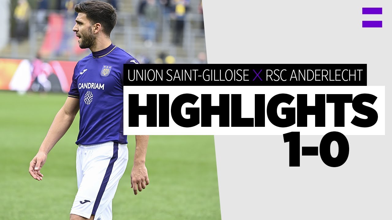 Belgian First Division A, RSC Anderlecht v Union Saint-Gilloise