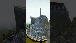 Minas Tirith In Minecraft 💪🙀😍 #Lordofthering #Lotr #Minecraft #Gondor #Boromir #Aragorn