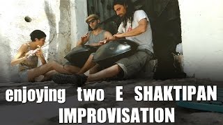 Handpan Duo Improvisation - 10 MINUTS in 2  Shaktipan E + flute