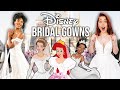 Trying Disney Princess Wedding Dresses! Pt 2