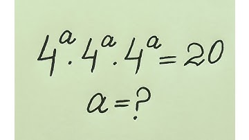 Indian l Very Nice Olympiad Math l Exponential Problem