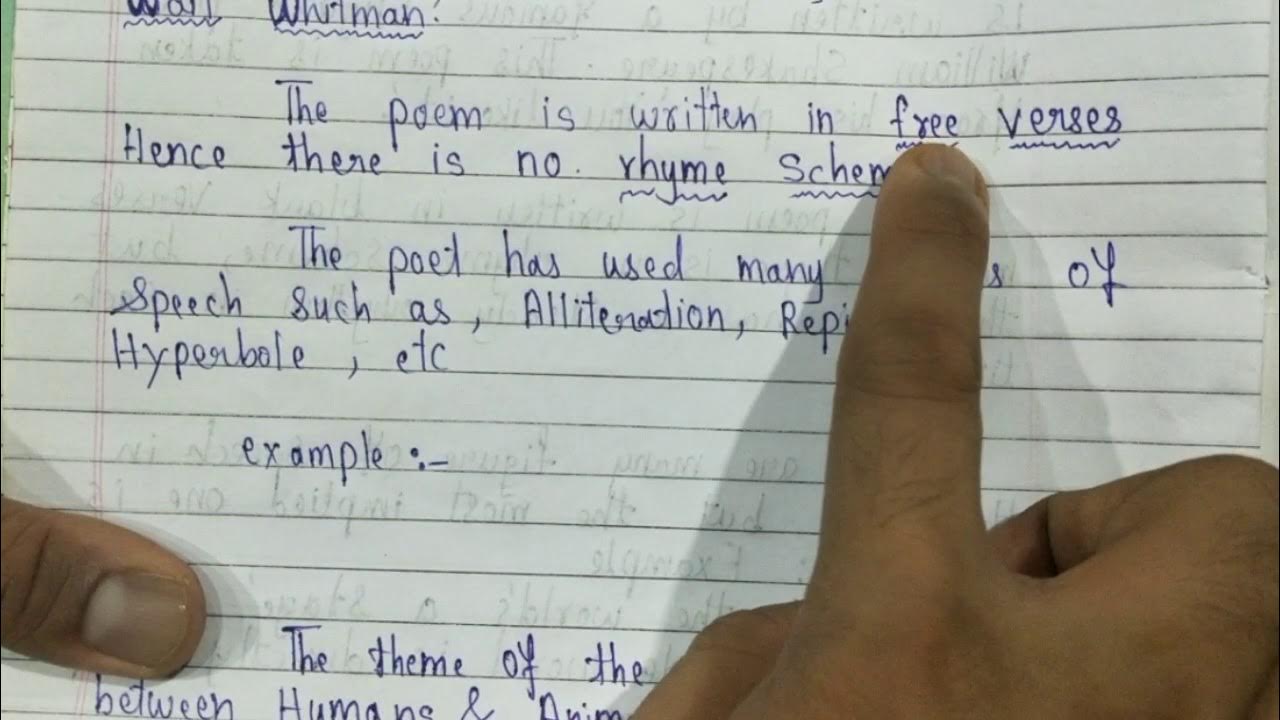 Animals Appreciation Class10 SSC in Hindi new pattern 10th Class 5 marks -  YouTube