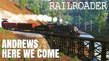 Railroader #104 - We deliver the signals to Andrews. Our new 5001 to the rescue.  - D44/P4