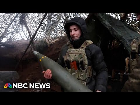 Video shows front line shelling by Ukraine's Azov Brigade