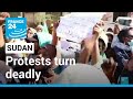 Sudanese protests turn deadly as thousands rally against coup • FRANCE 24 English