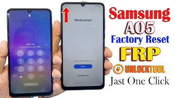 Samsung Galaxy A05 A055F Screen Lock And FRP Bypass Unlock tool