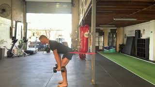 Hip Banded Dumbbell RDL demonstration