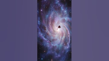 Beautiful 3D Spiral Galaxy In Deep Outer Space In Action #space #spaceart #spacemusic