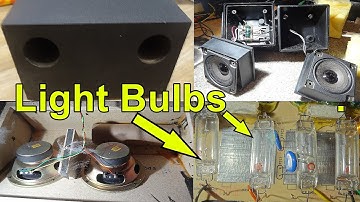 Bose Acoustimass 5 Speakers AM-5 series1 Whats inside Subwoofer & Twidlers (satellite speakers)