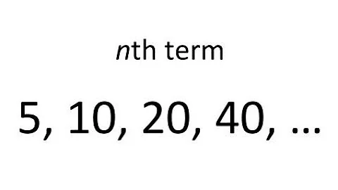 Find nth term in doubling sequence