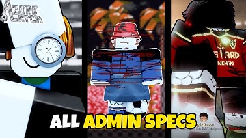 All ADMIN Specs Explained in Azure Latch (Roblox)