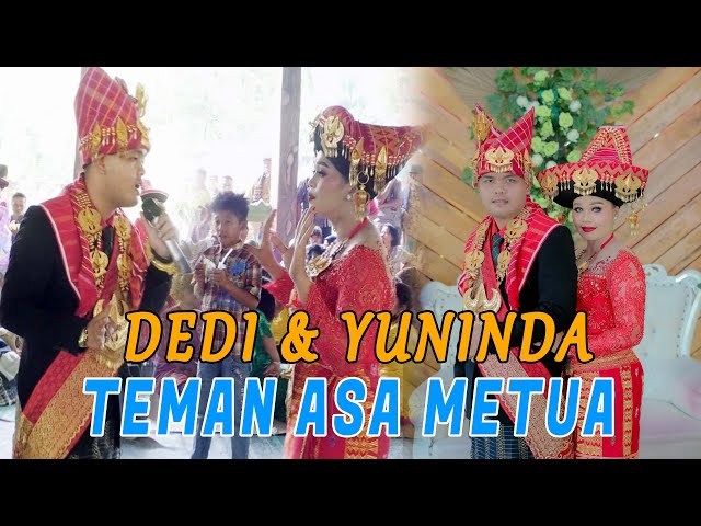 LAGU PENGANTIN KARO  TEMAN ASA METUA  || ADU PENGANTIN KARO || WEDDING DEDI RAS YUNINDA class=