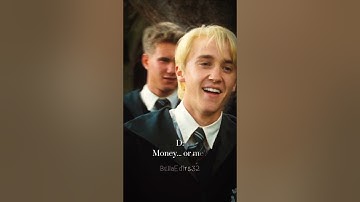 #pov Money or me? • Draco x Y/n POV #dracomalfoy #yn #hogwarts #slytherin #povedits