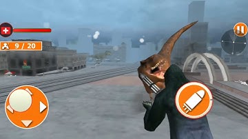 Monster Dino VS King Kong City Rampage Simulator Android Gameplay #03