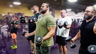 BIGGEST Men Take Over Planet Fitness | ft Thor, Hooper, Martins, Greg Doucette