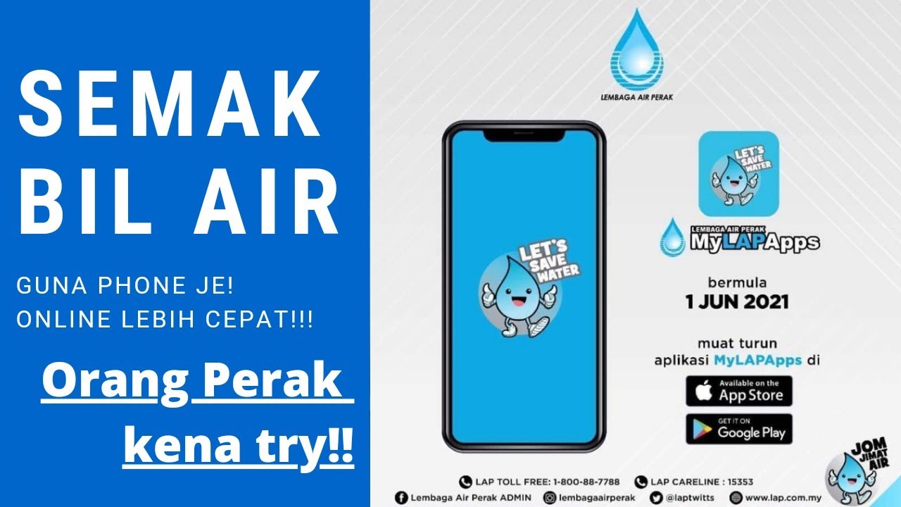 Cara cek bil air selangor