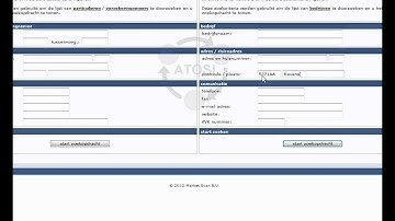 ATOSI functie: uitgebreide zoekfunctie
