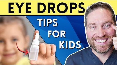 How To Put Eye Drops In Kid