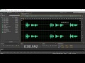 شرح تقطيع الصوت بضغط زر Adobe Audition CS6