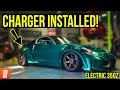 Building the World's FIRST Tesla Swapped Liberty Walk Nissan 350Z! Part 5 - Charger is IN!