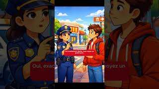 Learn French in Real Life 🇫🇷 | Simple Street Conversation with a Police Officer