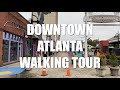 WALKING TOUR DOWNTOWN ATLANTA GEORGIA WALK THRU CENTRAL BUSINESS DISTRICT HOME OF THE BRAVES