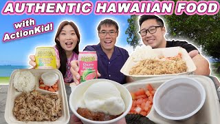 Trying Authentic Hawaii Food! || [Oahu, Hawaii] First Time Meeting@ActionKidExtra