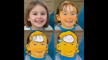 StyleGAN2 ffhq + Simpsons