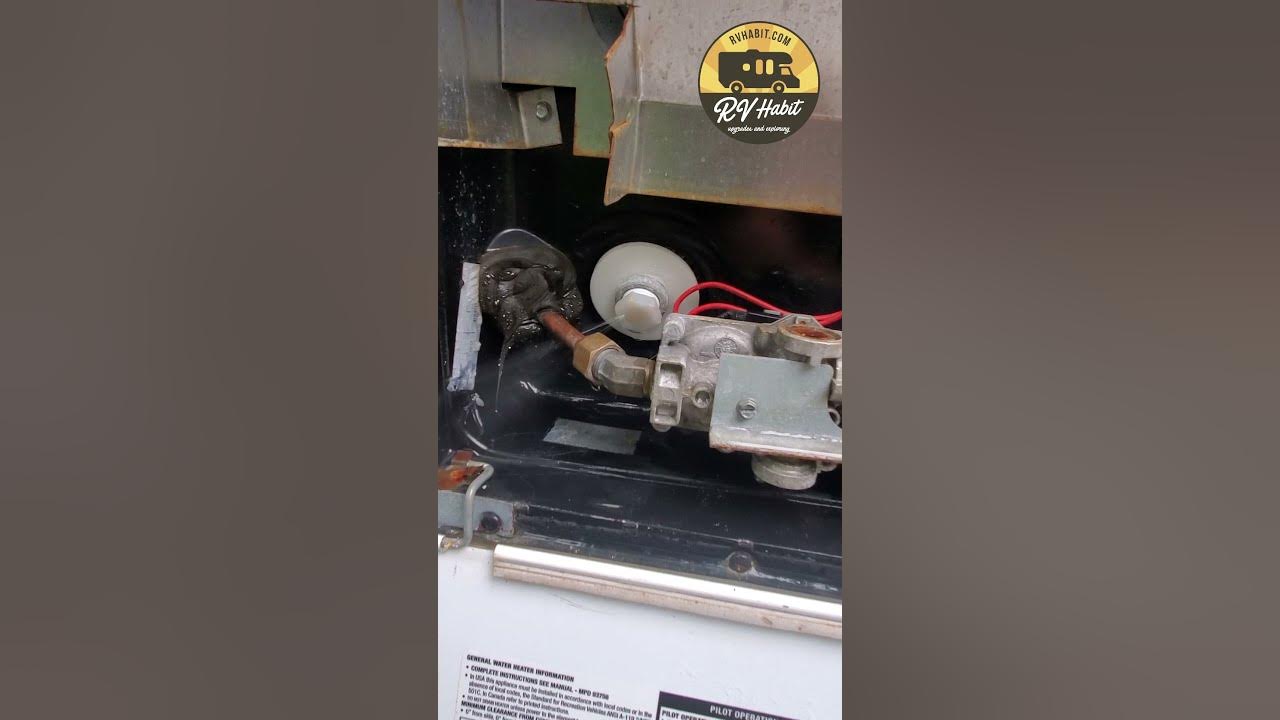 RV Water Heater Plug Leaking shorts YouTube