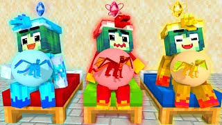 Monster School : Baby Zombie x Squid Game Doll Pregnant Animal - Minecraft Animation